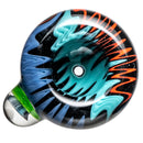 Kevin Howell - Push Slide - 18mm - Aqua, Red & Purple Linework - The Cave