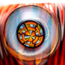 Kevin Howell - Push Slide - 18mm - Orange & Fruit Stripe Linework - The Cave