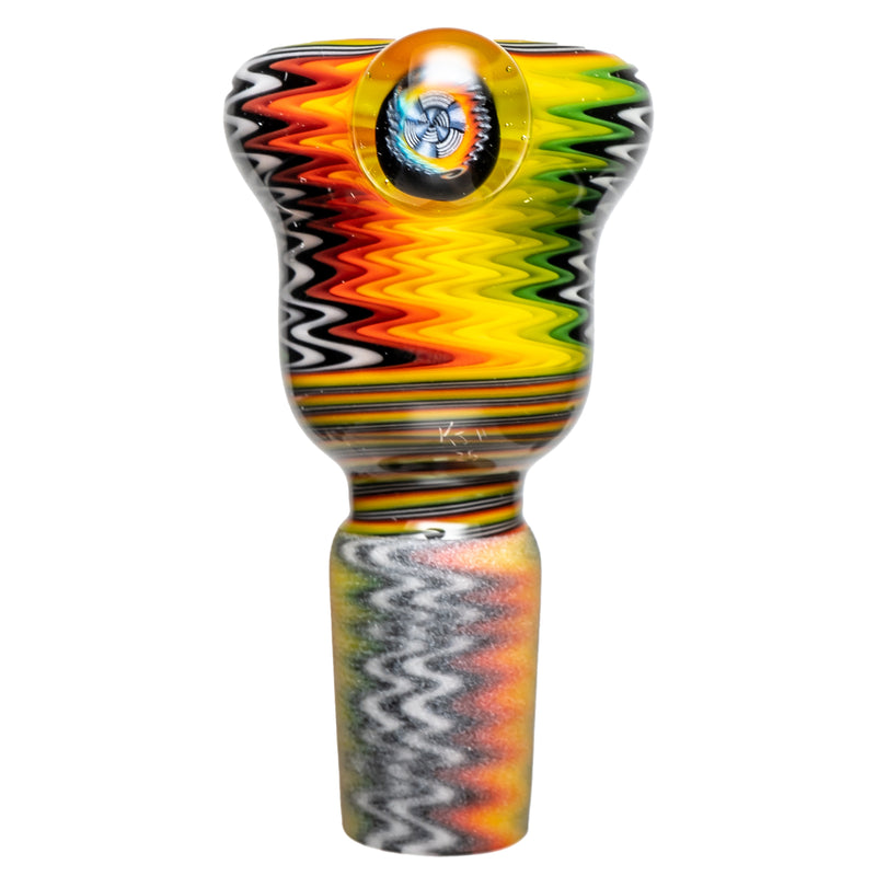 Kevin Howell - Push Slide w/ Worked Joint - 18mm - Jailhouse & Rasta - The Cave
