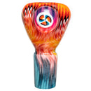 Kevin Howell - Push Slide w/ Worked Joint - 18mm - Orange & Fruit Stripe - The Cave