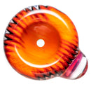 Kevin Howell - Push Slide w/ Worked Joint - 18mm - Orange & Fruit Stripe - The Cave