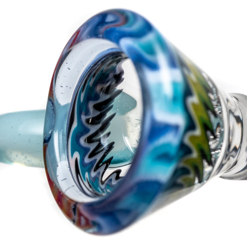 Kevin Howell - Martini Slide w/ Worked Joint - 4 Hole - 14mm - Bipolar w/ Nimbus - The Cave