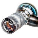 Kevin Howell - Martini Slide w/ Worked Joint - 4 Hole - 18mm - Bipolar w/ Electrum - The Cave