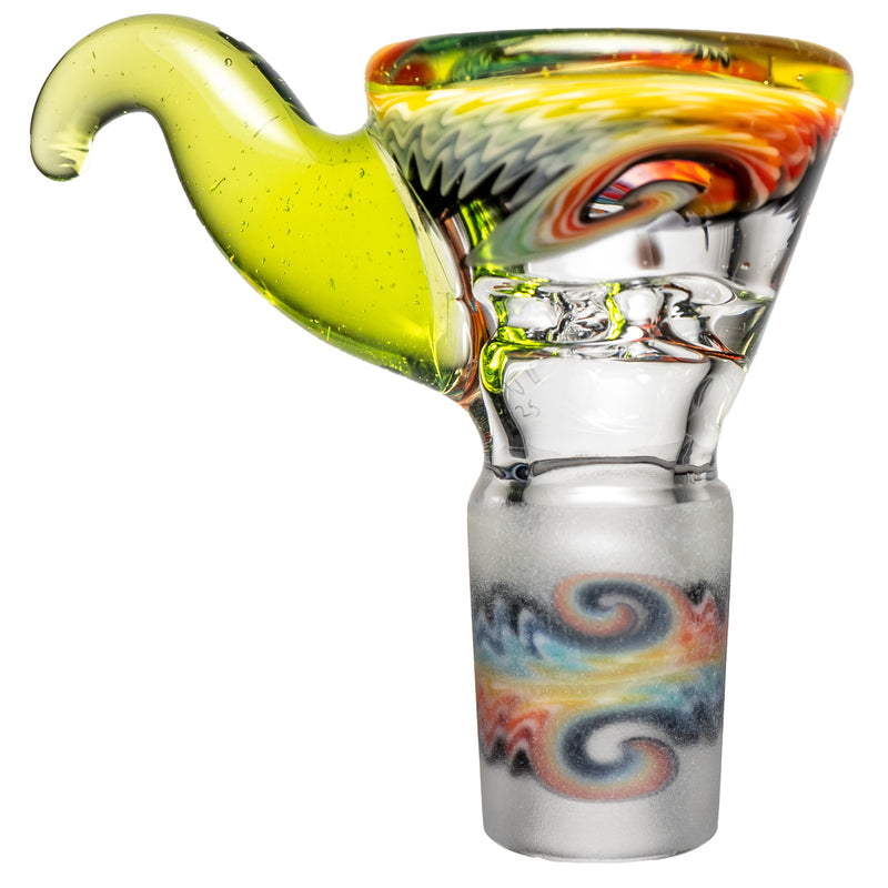 Kevin Howell - Martini Slide w/ Worked Joint - 4 Hole - 18mm - Bipolar w/ Slyrm - The Cave