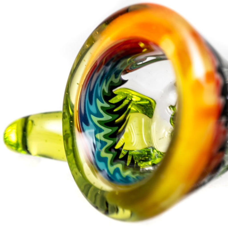 Kevin Howell - Martini Slide w/ Worked Joint - 4 Hole - 18mm - Bipolar w/ Slyrm - The Cave