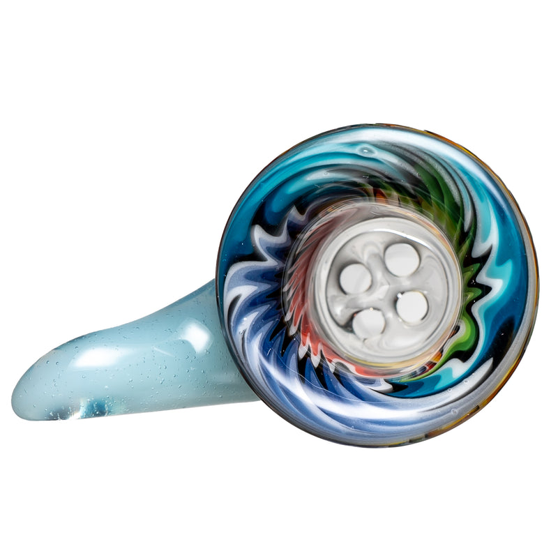 Kevin Howell - Martini Slide - 4 Hole - 18mm - Elemental Linework w/ Nimbus - The Cave