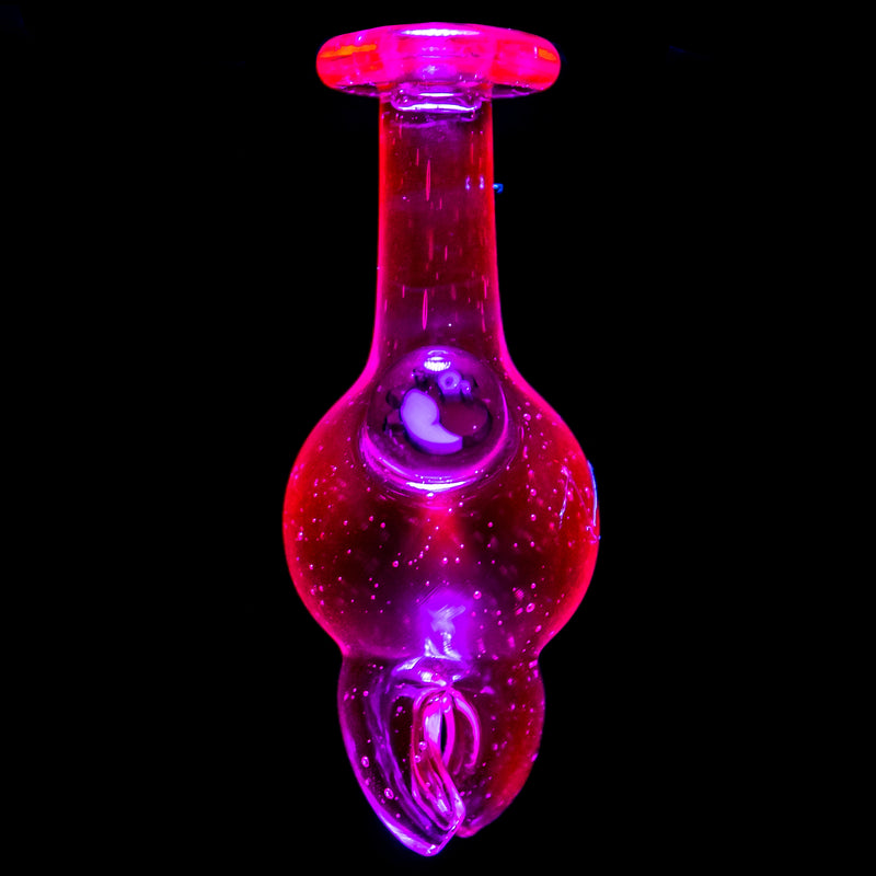 Keys Glass - Spinner Bubble Cap - Yoshi - UV Light Green - The Cave