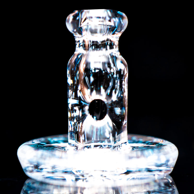 Kovacs Glass - Puffco Joystick Insert - Regular - Silver/Clear Dichro - The Cave