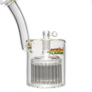 Leisure - 54 Arm Bubbler - Rasta Serif Label - The Cave