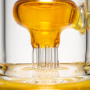 Leisure - Mini 6 Arm Bubbler - 14mm - Striking Yellow - The Cave