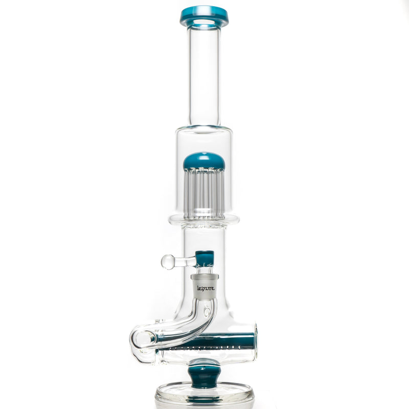 Leisure - Inline/13 Arm Tree Perc Tube - Peacock - The Cave