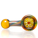 Leisure - Worked Disk Slide - 14mm - Striking Yellow w/ Rainbow Retti - The Cave