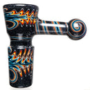 Leisure - Worked Disk Slide - 18mm - Sparkle Black w/ Fire & Ice - The Cave