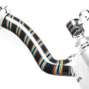 Leisure - Diffy 13 Arm Double Bubbler - Sparkle Black w/ Fire & Ice - The Cave