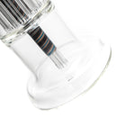 Leisure - Diffy 13 Arm Double Bubbler - Sparkle Black w/ Fire & Ice - The Cave