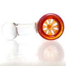 Leisure - Inline/13 Arm Tree Perc Tube - Yellow Orange Elvis - The Cave