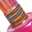 Leisure - Worked Pillar Recycler -  Yellow Orange Elvis w/ Fire & Ice Retti - The Cave