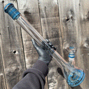 Mighty Chalice - 22.5" Beaker - 50x7 - Blues & Black
