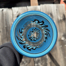 Mighty Chalice - 22.5" Beaker - 50x7 - Blues & Black