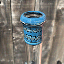 Mighty Chalice - 22.5" Beaker - 50x7 - Blues & Black