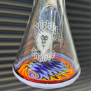 Mighty Chalice - 14" Beaker - 40x7 - Fire/Ice Accents