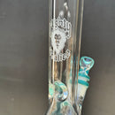Mighty Chalice - 16" Beaker - 40x7 - Teal Accents