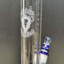 Mighty Chalice - 16" Hybrid Tube - 40x7- Dark Blue Accents