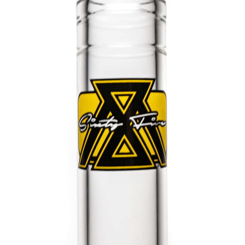 Moltn Glass - Sixty Five - Double GÿZR Perc - Yellow Sig. - The Cave