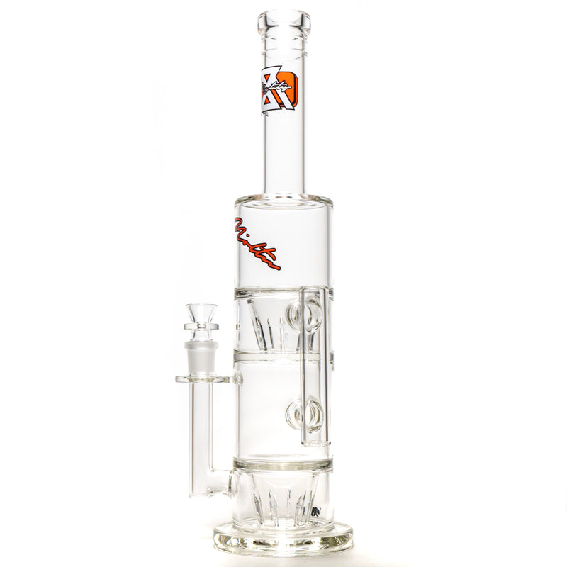 Moltn Glass - Eighty - Double GÿZR Perc - Orange Sig. - The Cave