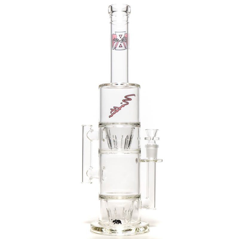 Moltn Glass - Eighty - Double GÿZR Perc - Orange Sig. - The Cave