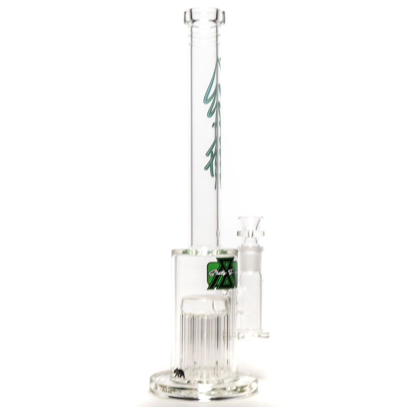 Moltn Glass - Sixty Five - Short - Tree Perc - Green Signature Label - The Cave