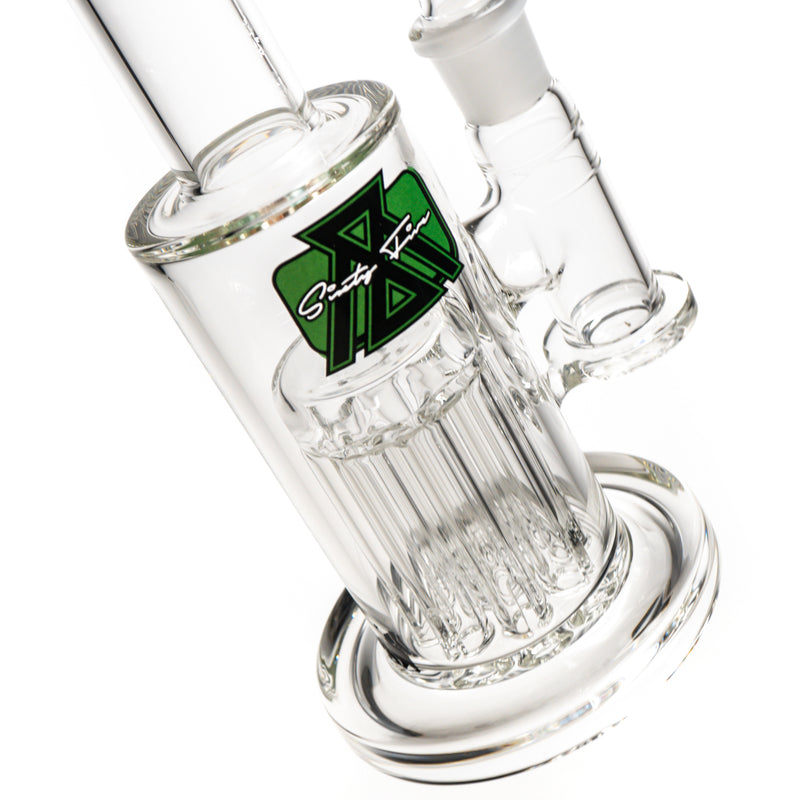 Moltn Glass - Sixty Five - Short - Tree Perc - Green Signature Label - The Cave