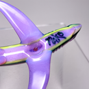 Mako Glass - Shark Dry Pipe - Pink Slyme w/ Slyme - The Cave