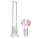 Mary Jane's Glass Studio - 12" Straight - 50x7 - Silver & Gold Fume - The Cave