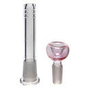 Mary Jane's Glass Studio - 15" Straight - 38x4 - Silver & Gold Fume