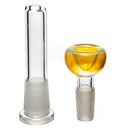 Mary Jane's Glass Studio - 10" Beaker - 32x4 - Fume w/ Red - The Cave