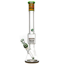 Mighty Chalice - 17" Beaker - 12 Arm Tree - 40x7 - Rasta Linework - The Cave