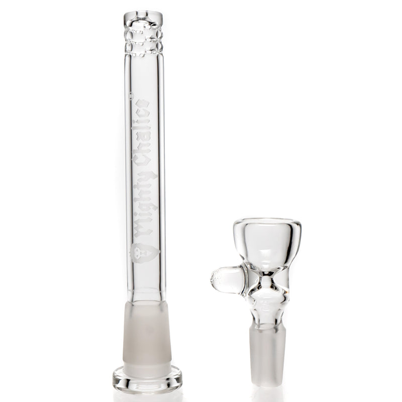 Mighty Chalice - 16" Hybrid Tube - 40x7 - Clear - The Cave