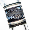 Mighty Chalice - 17" Beaker - 40x7 - Steelwool & UV Glowstick Linework - The Cave