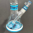 Mighty Chalice - 13.5" Beaker - 40x7 - Ice & Purple