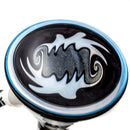 Mighty Chalice - 15" Beaker - 40x7 - Steelwool & UV Glowstick Linework - The Cave