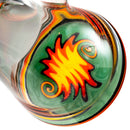 Mighty Chalice - 17" Beaker - 12 Arm Tree - 40x7 - Rasta Linework - The Cave