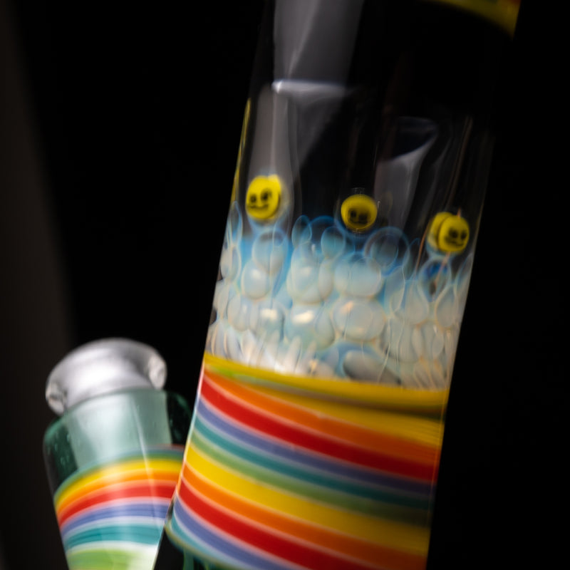 Nes Glass - Custom Reversal Millie Tube - Trippy Smiley - The Cave