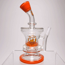 Perk Tech - Frit Perc Bubbler - Orange - The Cave