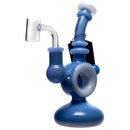 Phoenix Star - Donut Bubbler - Milky Blue & White - The Cave