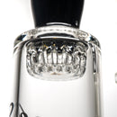 Envy Glass - Double Waffle Perc - Black & Slyme w/ Black Label - The Cave