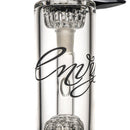 Envy Glass - Double Waffle Perc - Black & Slyme w/ Black Label - The Cave