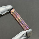 Steve H - Glass Tip - Honeycomb - Purple & Electrum - 13mm
