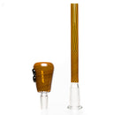 ROOR.US x Chase Adams - 18" Worked Beaker - 50x5 - Orange & Black Reversal - The Cave