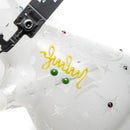 ROOR.US - 18" Custom Sandblasted Beaker - 50x5 - Swarovski - Galaxy - The Cave